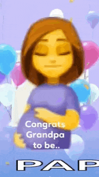 Pregnant Grandpa To Be GIF