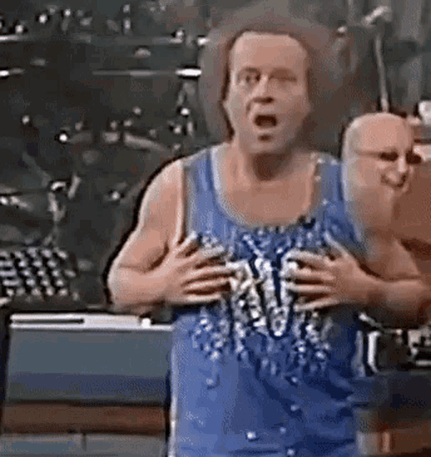 Richard Simmons Shocked GIF
