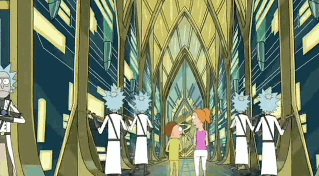 Rick And Morty Handshake GIF