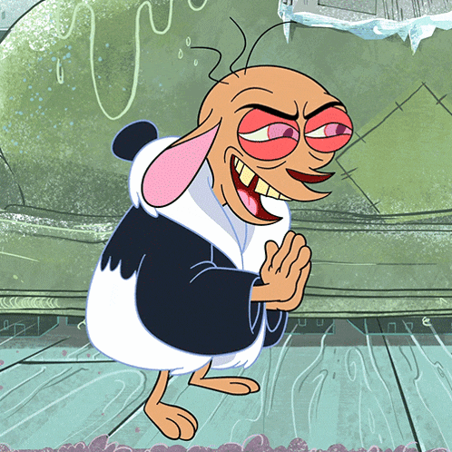 Rubbing Hands Ren GIF