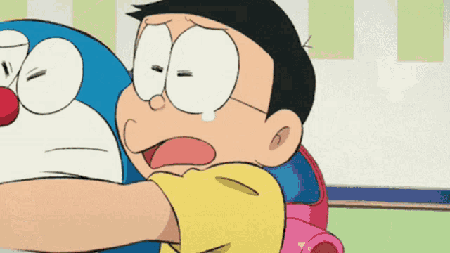 Sad Doraemon GIF