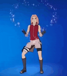 Sakura Haruno Fortnite GIF