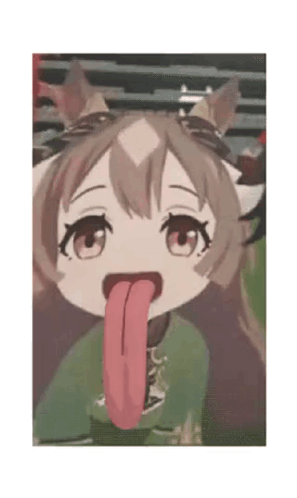 Satono Diamond Licking Screen GIF