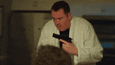 Shane Gillis Gun GIF