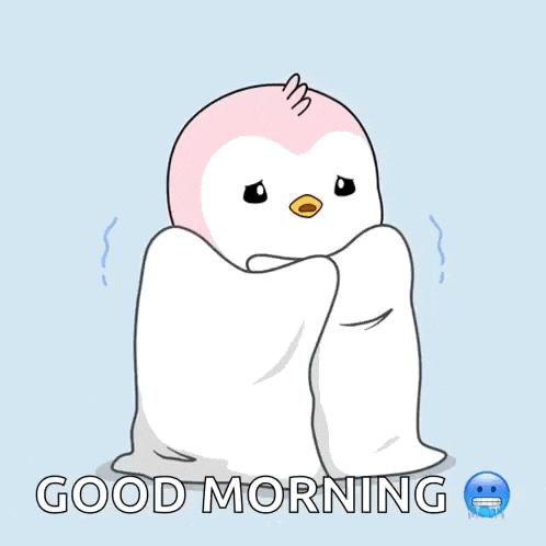 Shivering Pudgy Penguins GIF