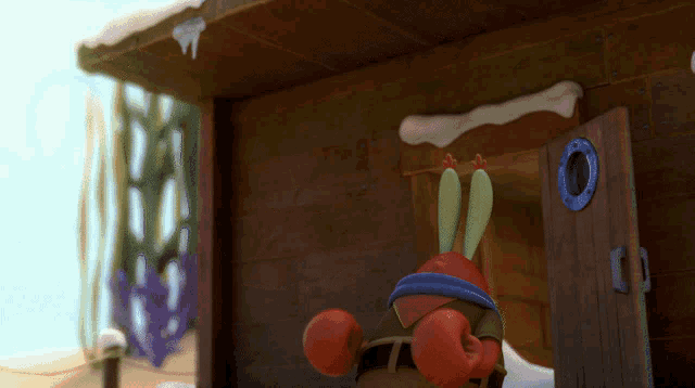 Shocked Mr Krabs GIF
