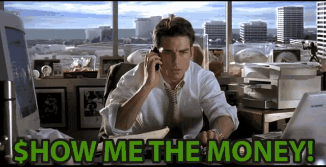 Show Me The Money Jerry Maguire GIF