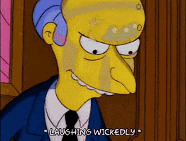 Simpsons Mr Burns GIF