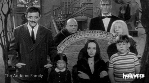 Snapping The Addams Family GIF