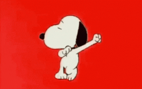 Snoopy Dance Celebrate GIF