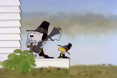Snoopy Thanksgiving GIFs