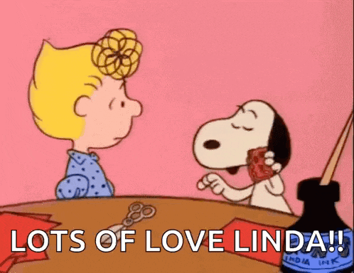 Snoopy Valentines Peanuts GIF