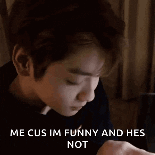 Soobin Laughing At His Phone Soobin Reaction GIF