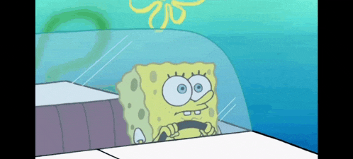 Spongebob Driving GIF
