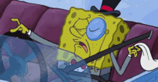 Spongebob Fancy GIF