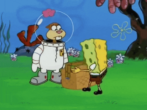 Spongebob Squarepants Sandy Cheeks GIF