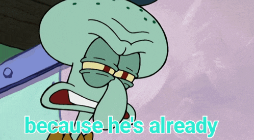 Spongebob Squarepants Squidward GIF