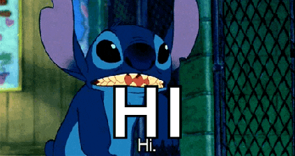 Stitch Hi GIF