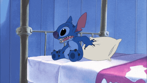 Stitch Pillow GIF