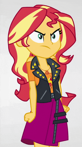 Sunset Shimmer Angry GIF