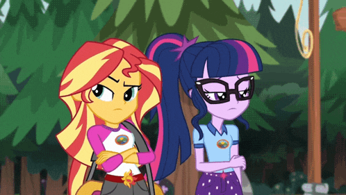 Sunset Shimmer Sci-twi GIF