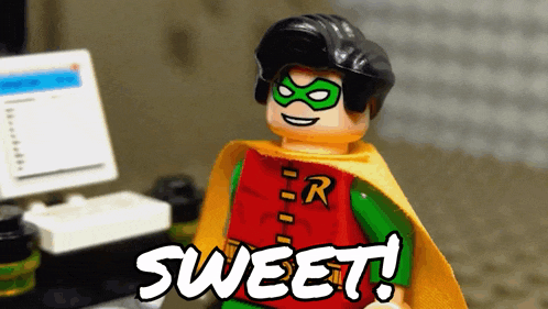 Sweet Lego Batman GIF