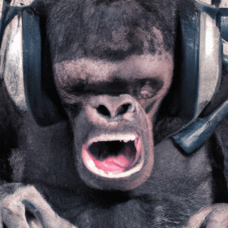 Talking Monkey GIF