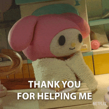 Thank You For Helping Me My Melody GIF