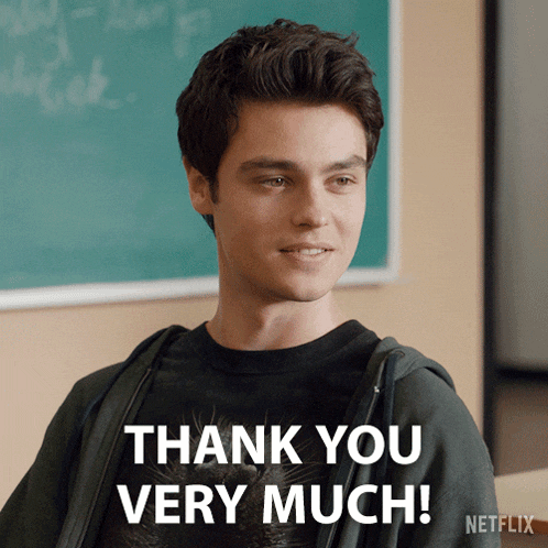 Thank You Very Much Marcus Baker GIF