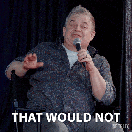 That Would Not Surprise Me Patton Oswalt GIF