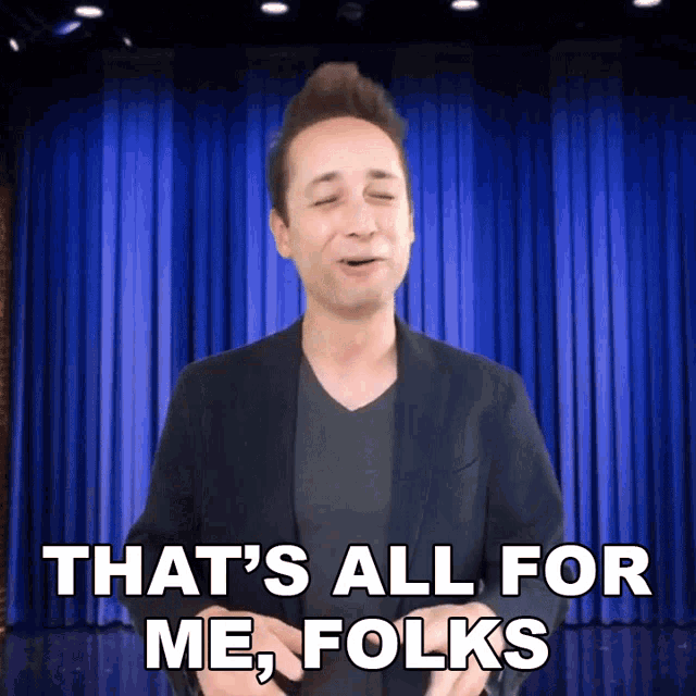 Thats All For Me Folks Rucka Rucka Ali GIF
