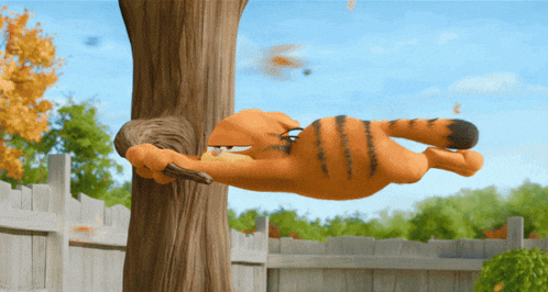 The Garfield Movie Windy GIF