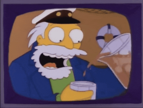 The Sea Captain The Simpsons GIF