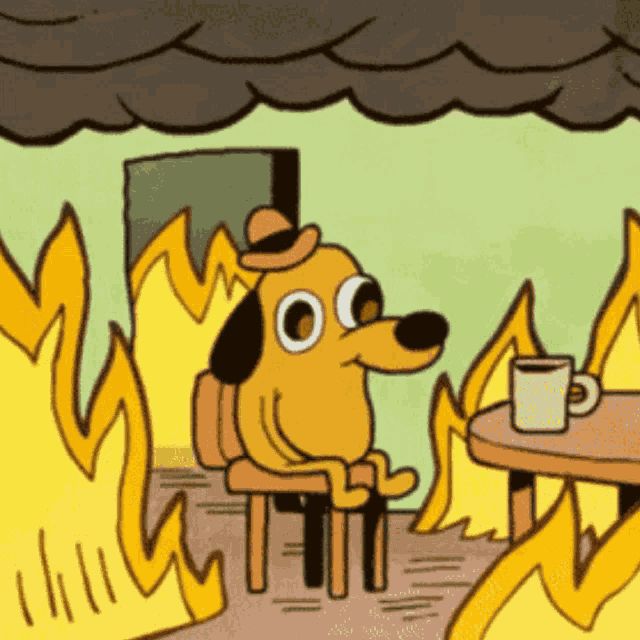 This Is Fine GIF