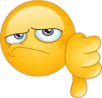 Thumbs Down Funny GIF