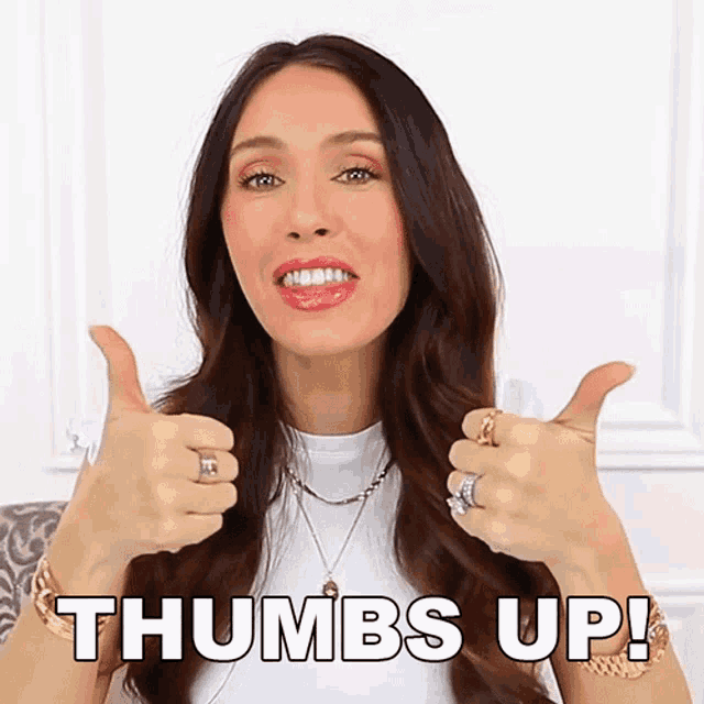 Thumbs Up Shea Whitney GIF