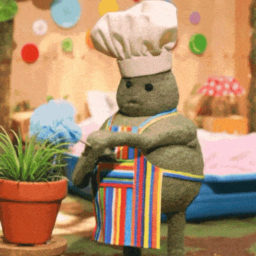 Tiny Chef Crying GIF