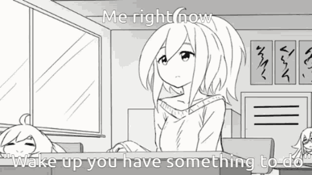Tired Anime GIF
