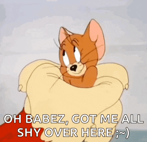 Tom And Jerry Flattered GIF