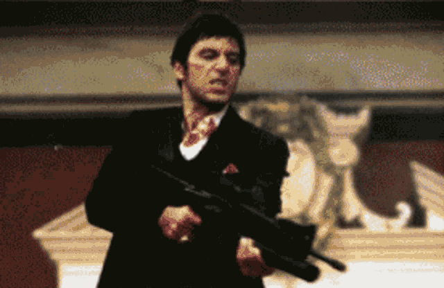 Tony Montana Scarface GIF