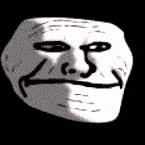 Troll face Meme GIF