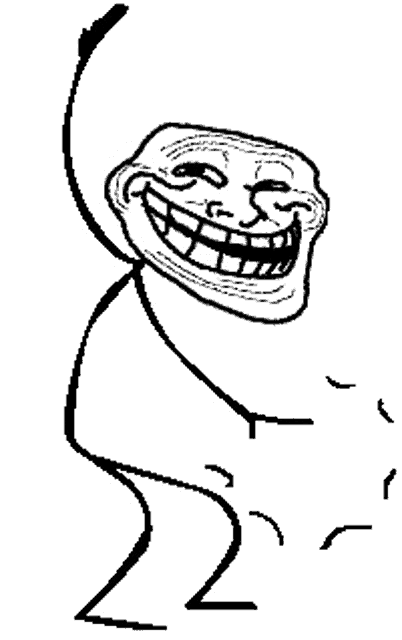 Troll Face Slap GIF