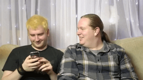 Two Guys Laughing Meme GIF