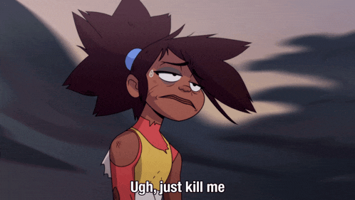 Ugh Just Kill Me Andy Smith GIF