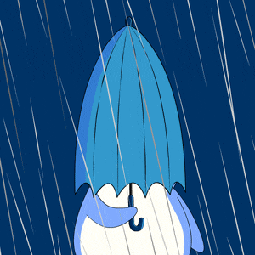 Umbrella Rain GIF