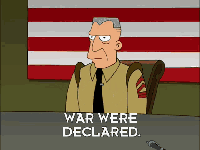 War Were Declared Futurama GIF