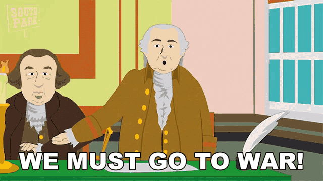 We Must Go To War John Adams GIF