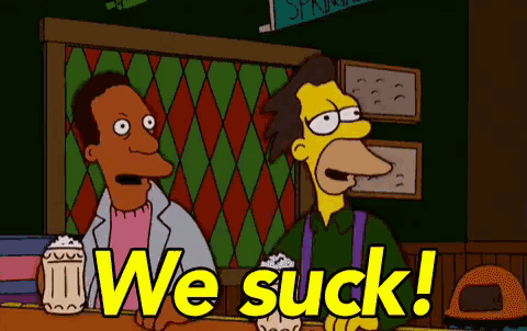 We Suck GIF