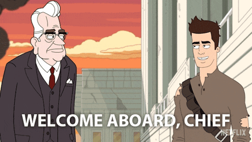 Welcome Aboard Chief Matty Mulligan GIF