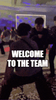 Welcome To The Team Dancing GIF